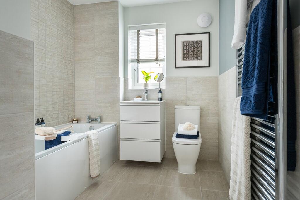 A practical family bathroom