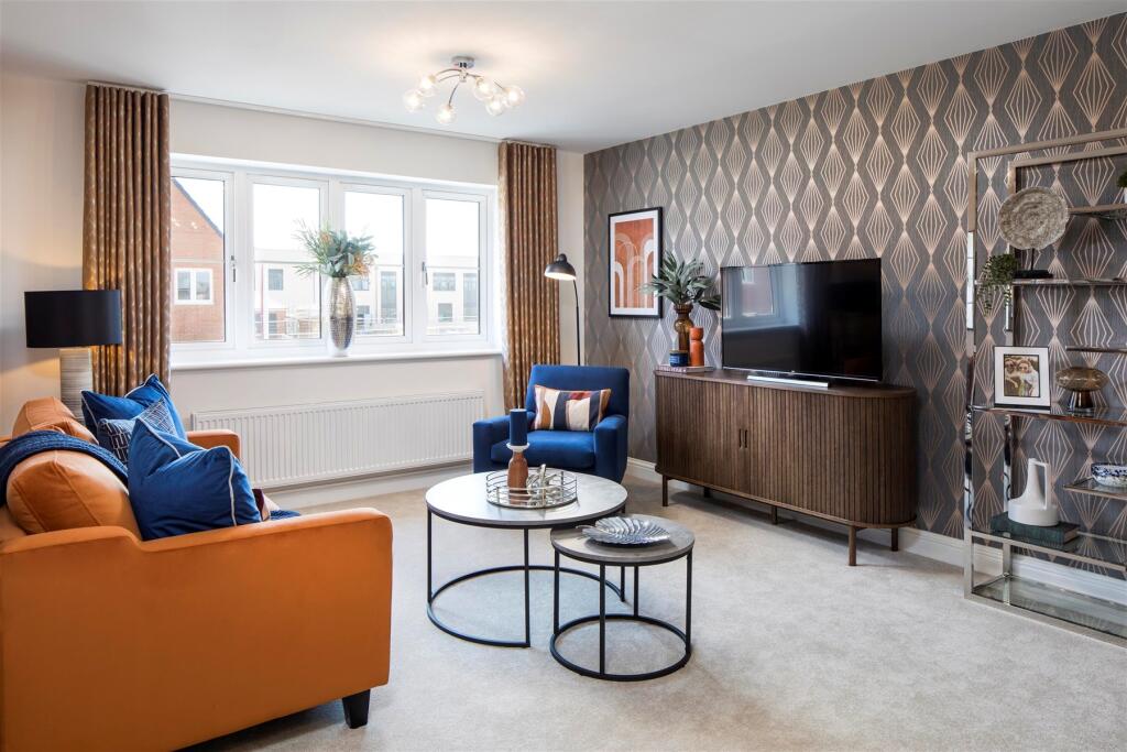 Lounge Kitchen Diner Show Home