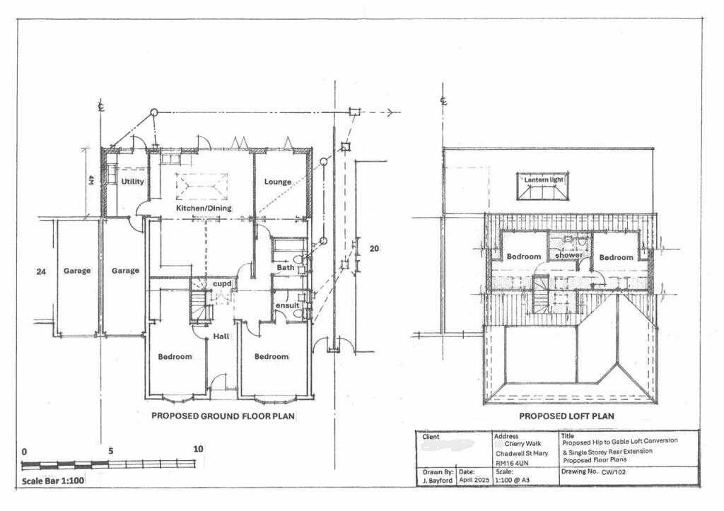 Proposed plans