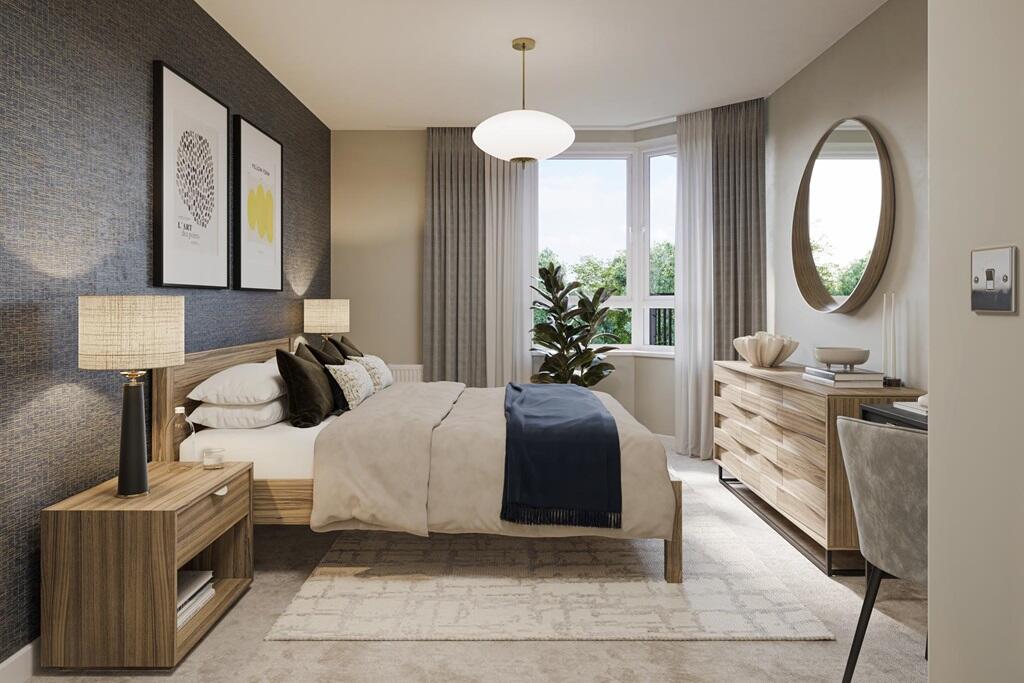 Bright and spacious bedroom