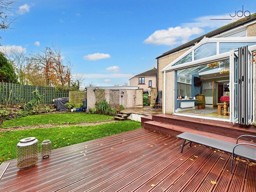Bi-folding doors opening out to the spacious garden