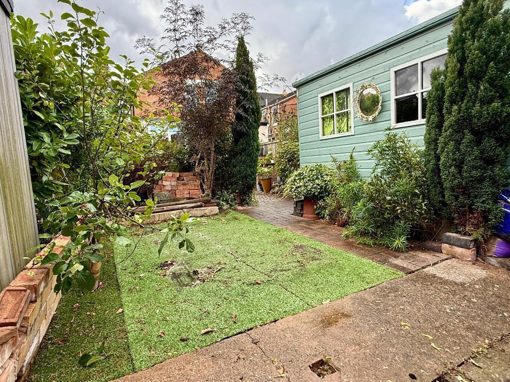 Parking space at the rear of the house