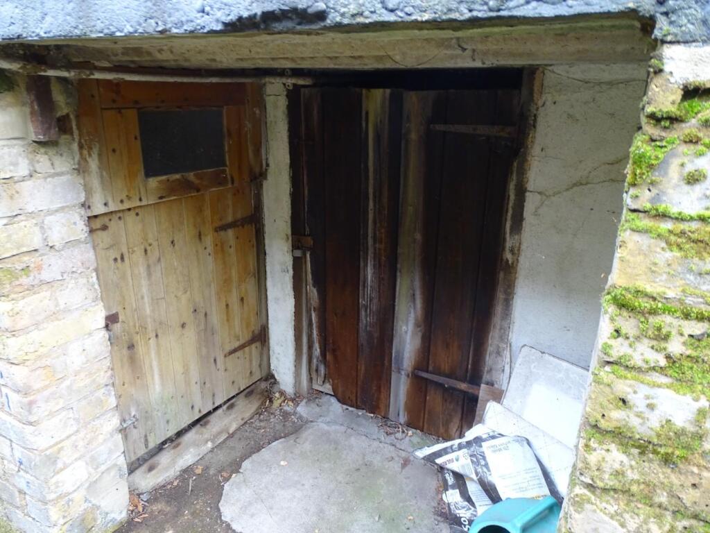 TWO USEFUL OUTSIDE STORE CUPBOARDS