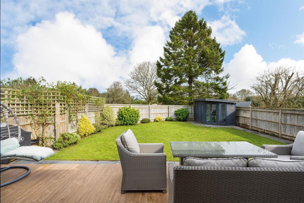 Rear garden from deck