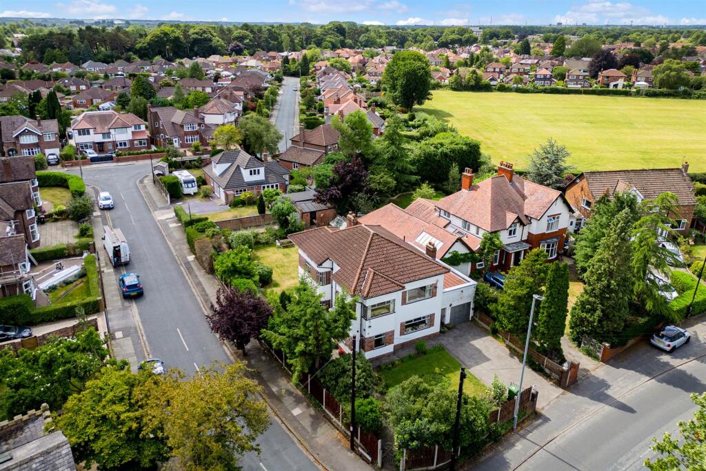Front elevation Birdseye view