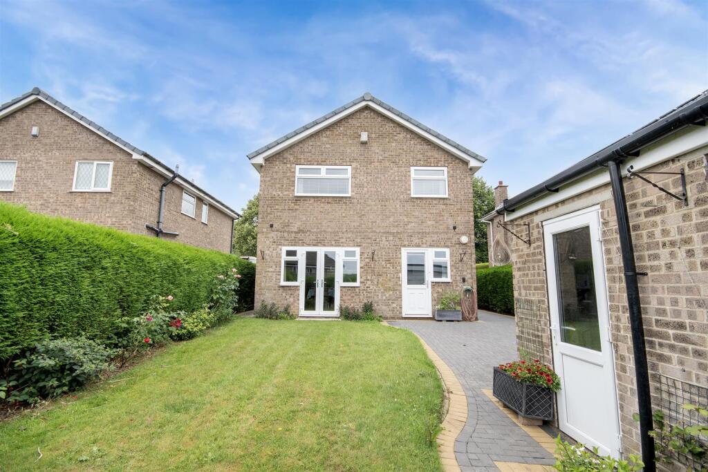 Rear of property