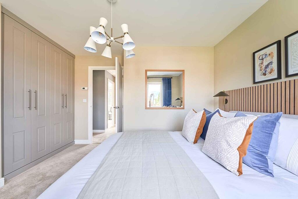 Main bedroom with ample storage space