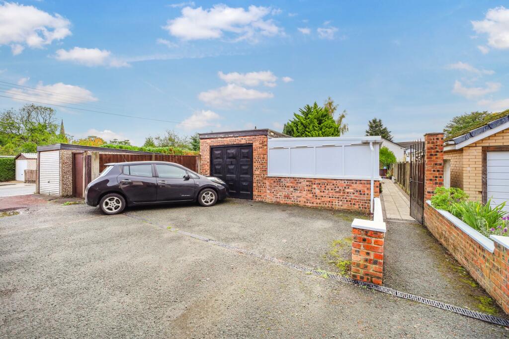 Detached Garage and Parking