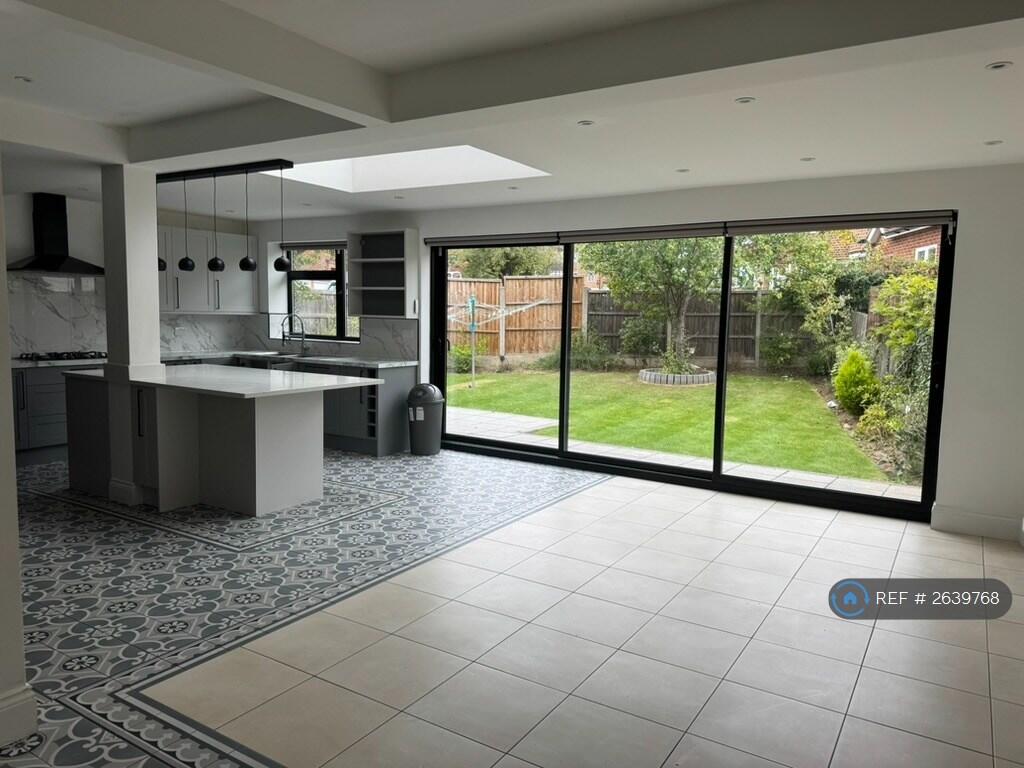 View Of Garden From The Living / Dining Area