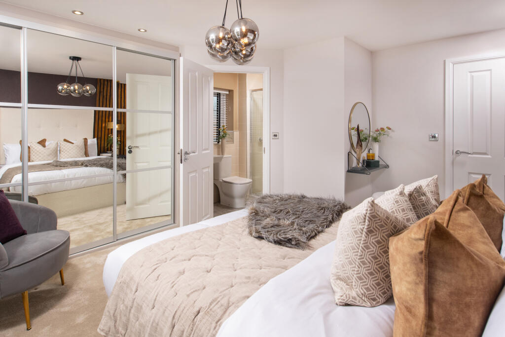 Inside view 4 bedroom Kirkdale main bedroom with en suite