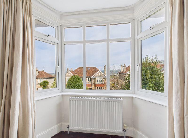 Bedroom one bay window