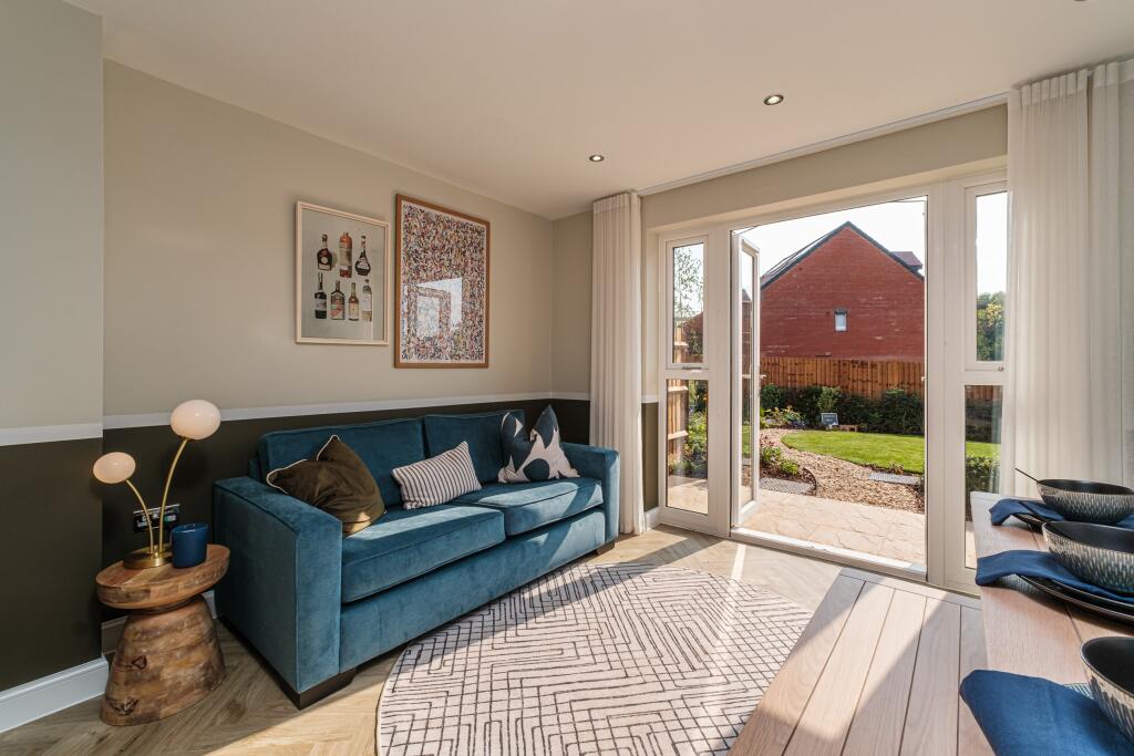 Interior view of the family &amp; living space in our Kingsville home