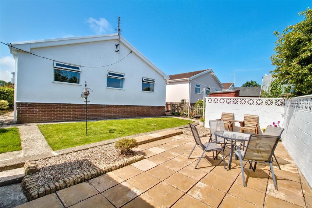 Rear garden and patio