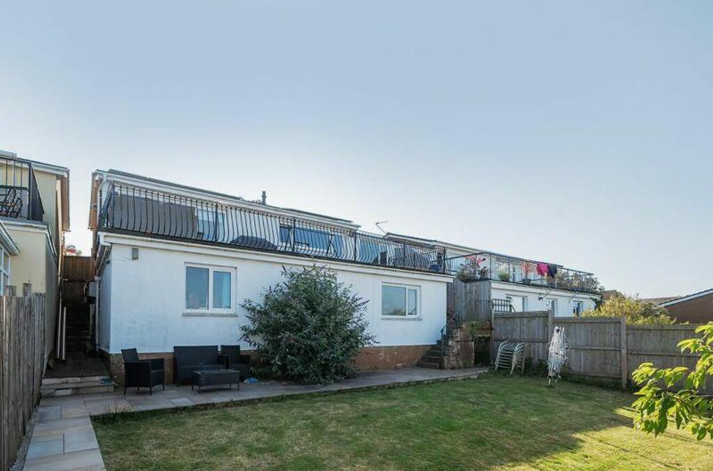 Rear of property