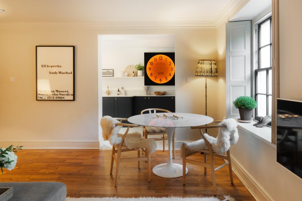 Reception to kitchen