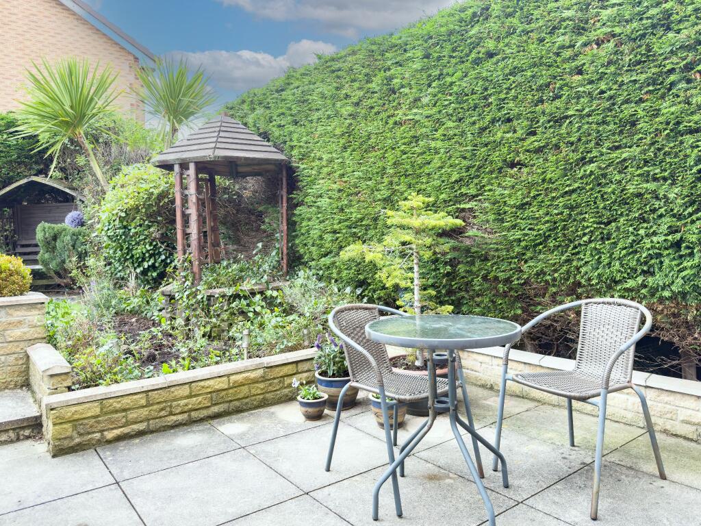 Patio seating area