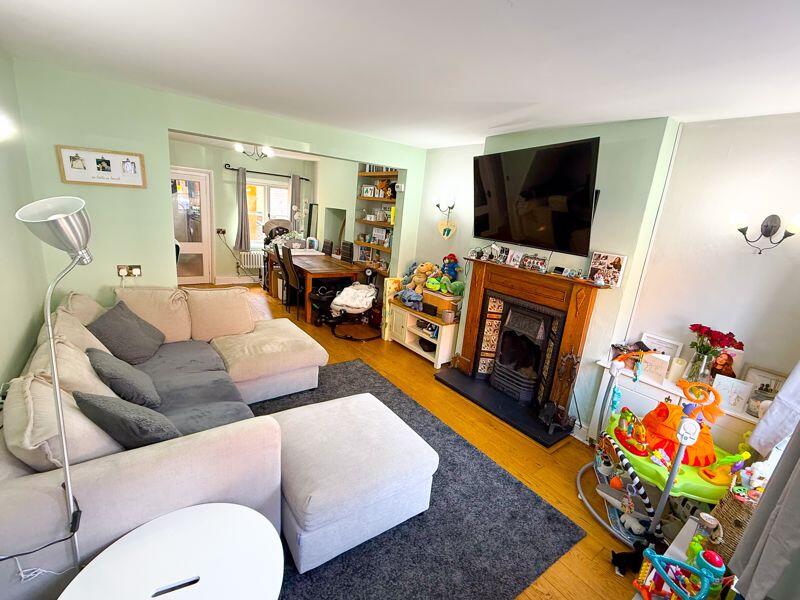 Lounge with fireplace