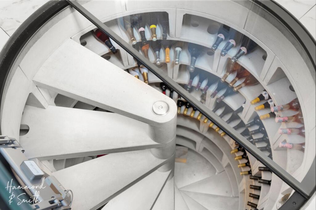 Entrance hall and wine cellar