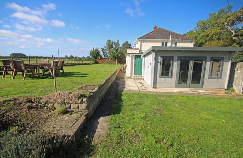 Cabin and garden
