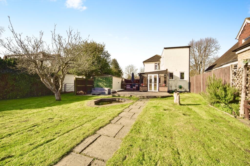 Private Rear Garden With Conservatory View