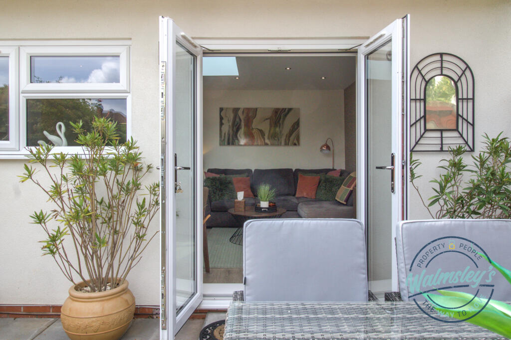 French doors into extension