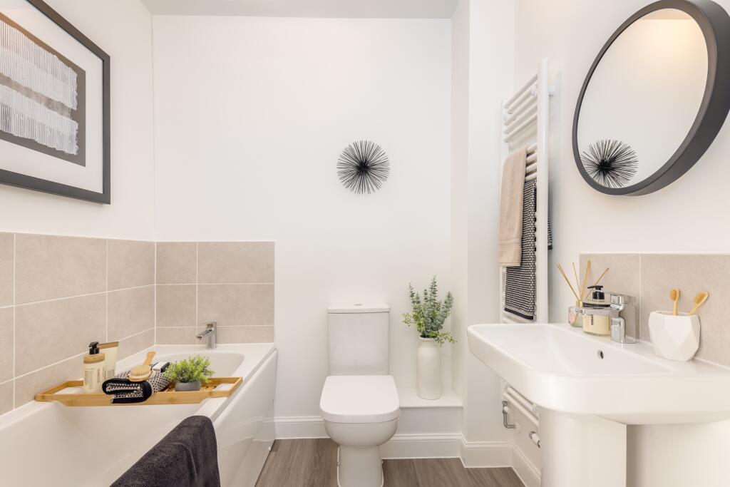Family bathroom in the 3 bedroom Greenwood