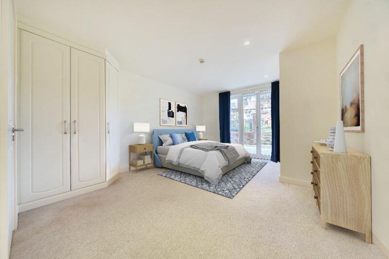 Bedroom with fitted wardrobes