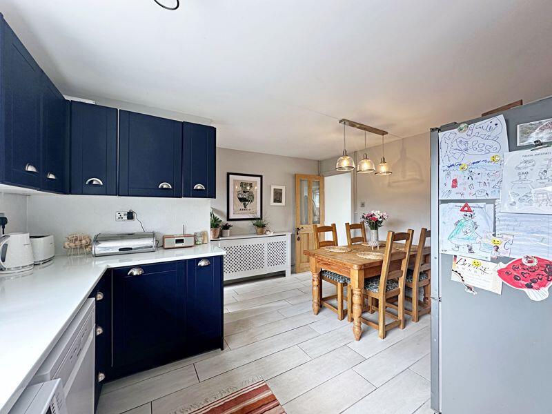 Dining into kitchen