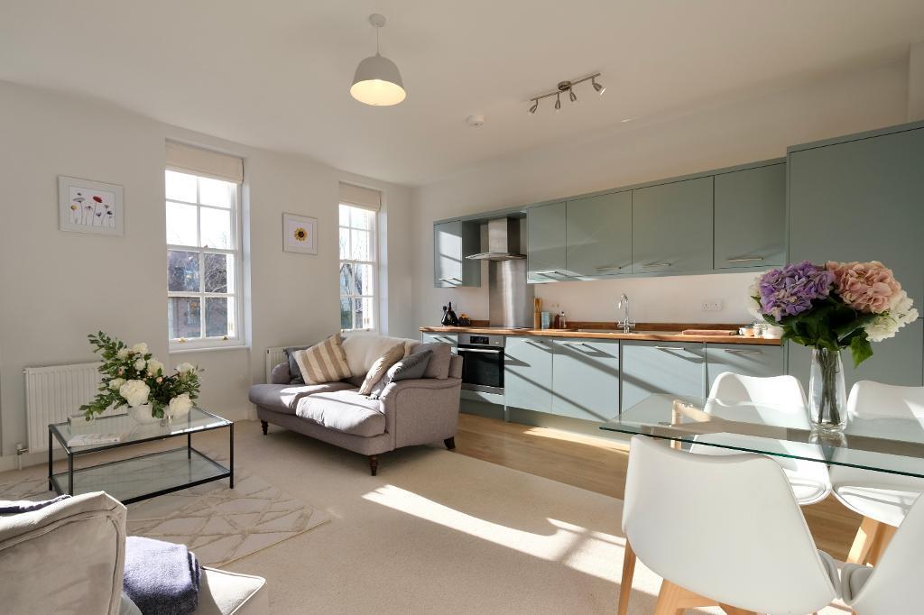 Living area with dining