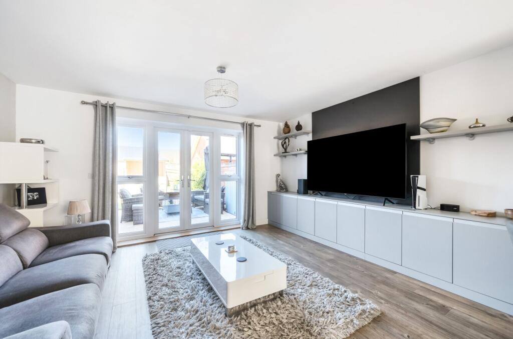 Living Area with bespoke media centre