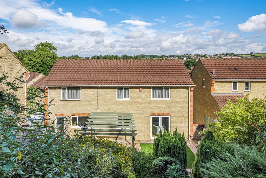 Rear of property