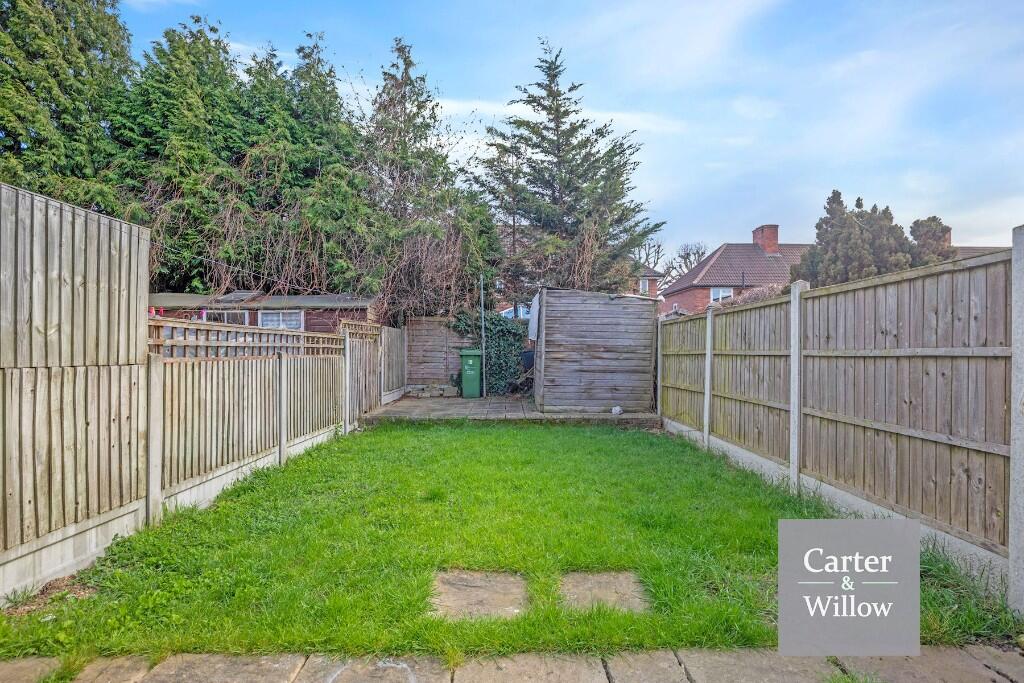 Private rear garden 