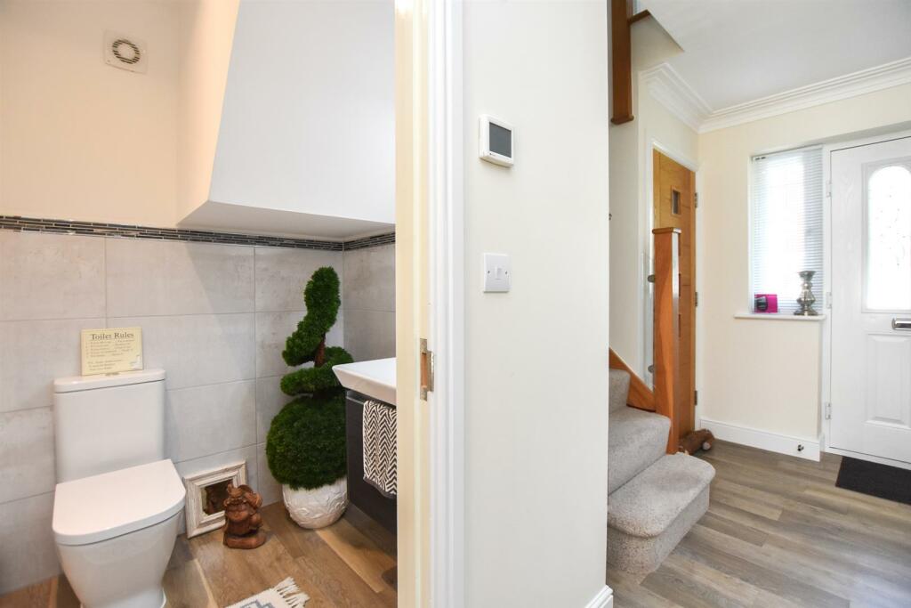Downstairs cloakroom