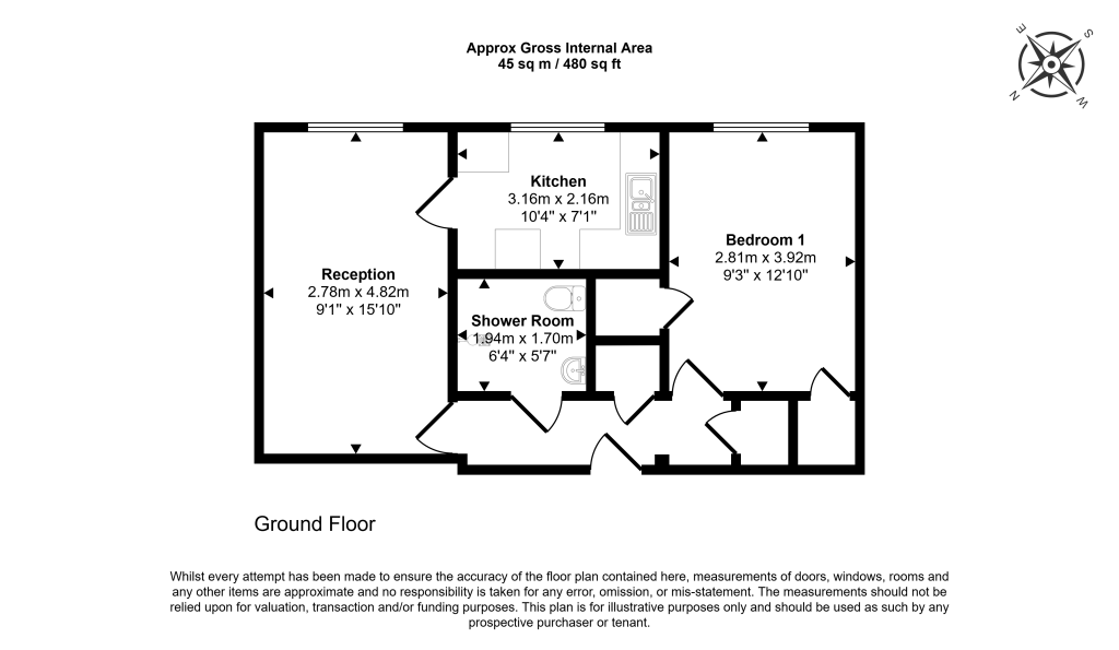 Flat 2 Campion House, Jocks Lane, Bracknell, RG42 1PG