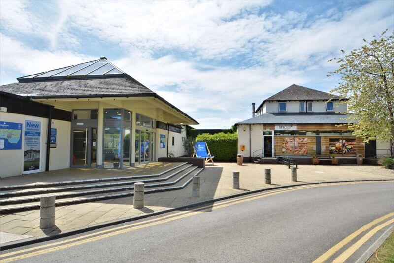 Main building and shop