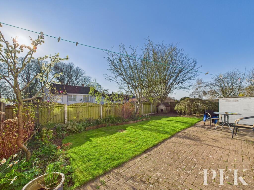 Rear garden and patio