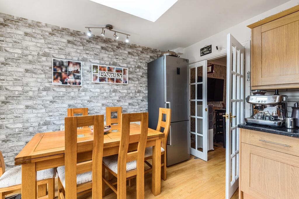 Dining area within the kitchen 