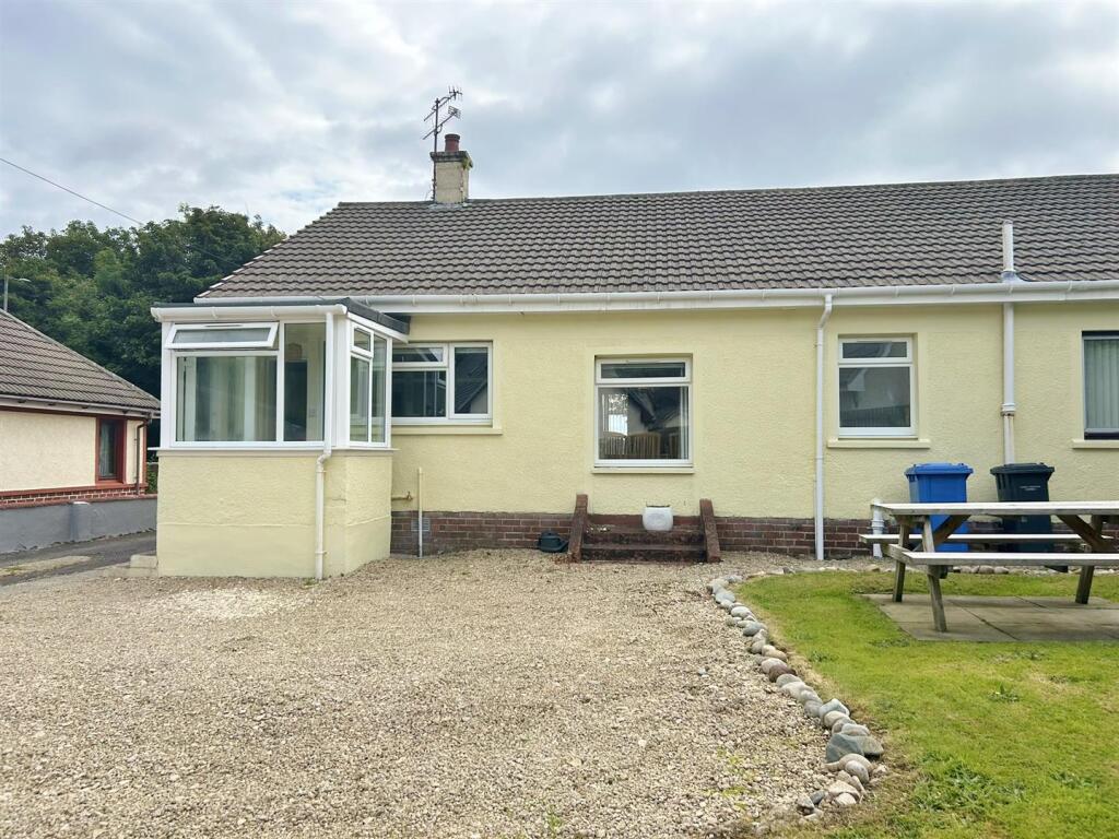 Rear of house