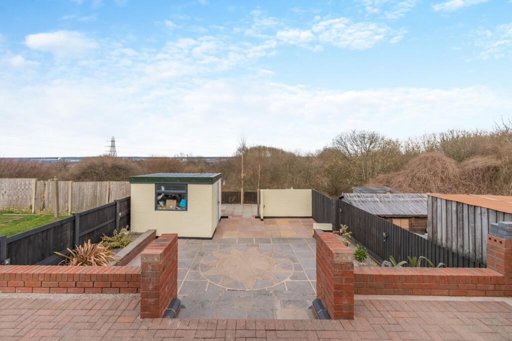 Rear garden