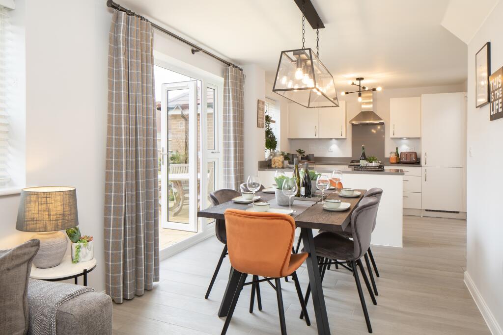 Kitchen and dining room