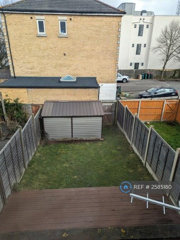 Garden With Shed For Storage