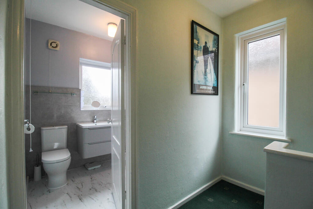 Landing window and bathroom