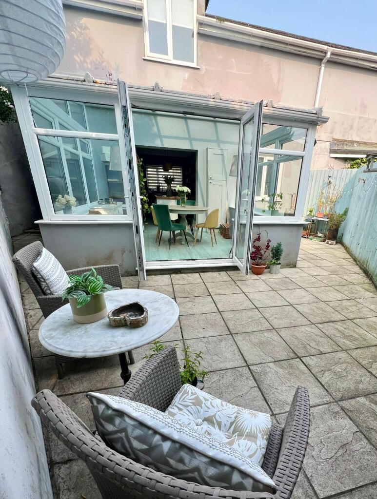 Secluded Patio from Conservatory