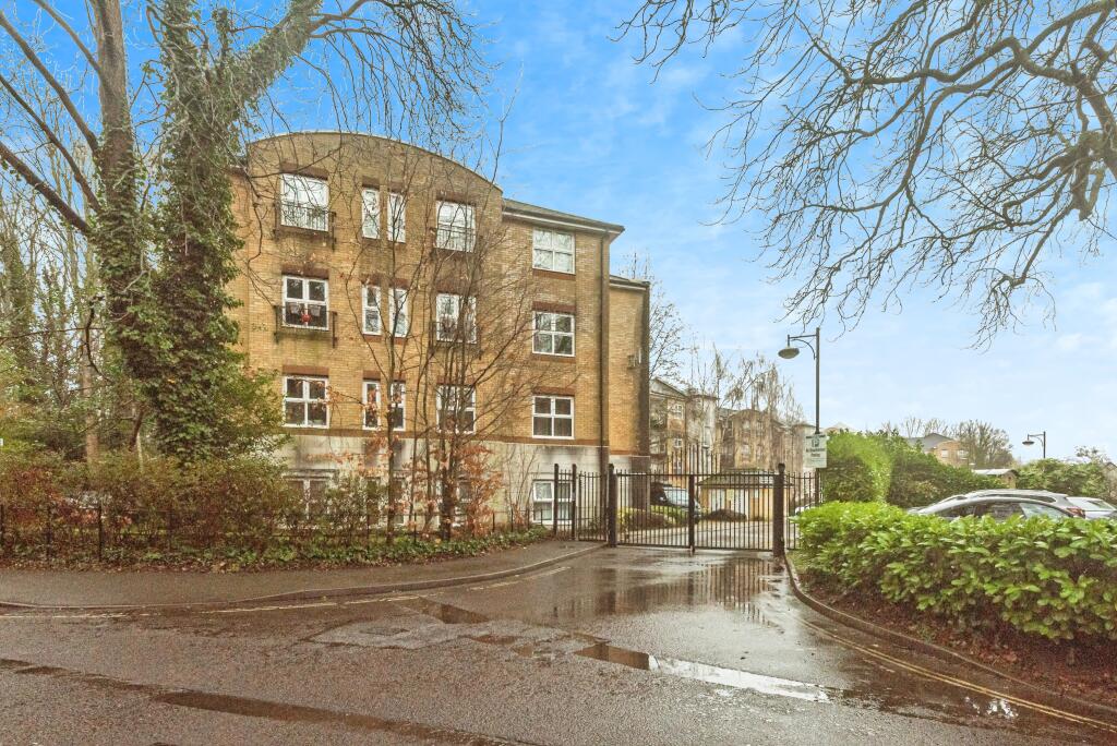 Gated front entrance