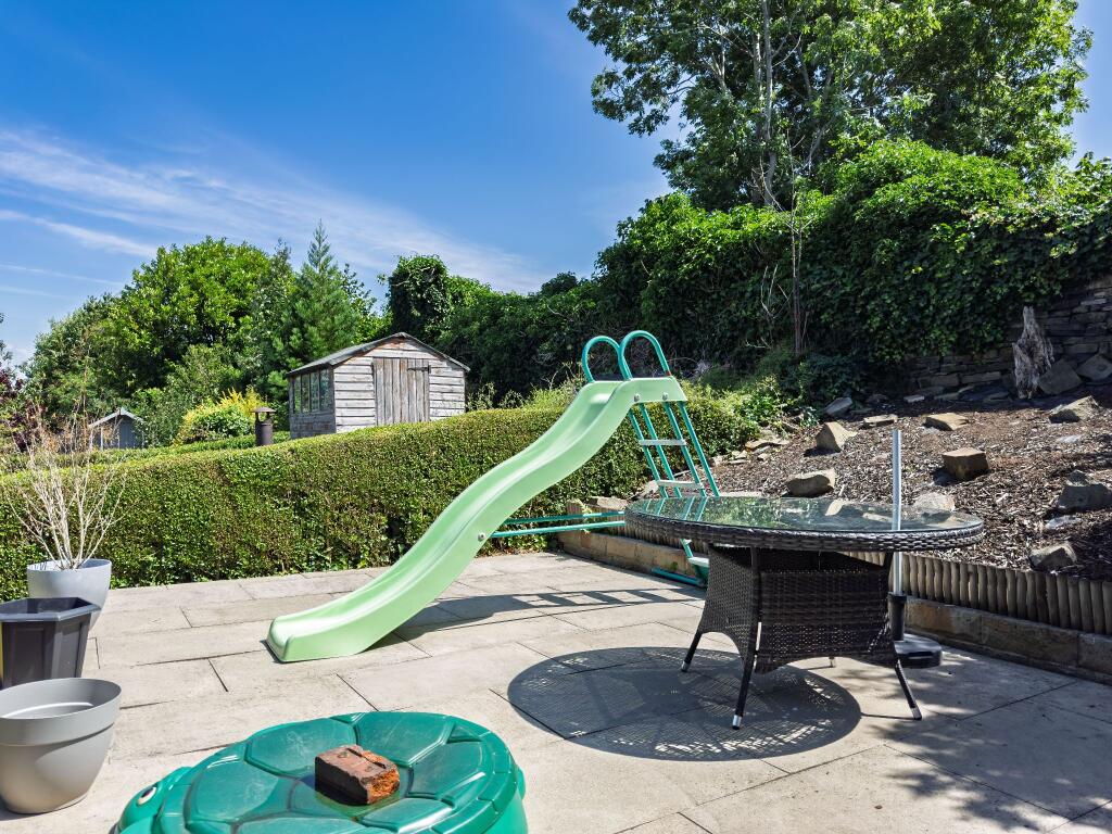 Rear patio
