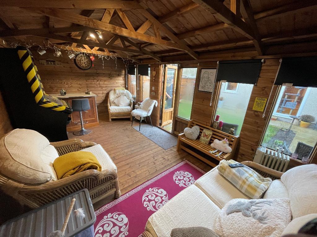 Inside Log Cabin