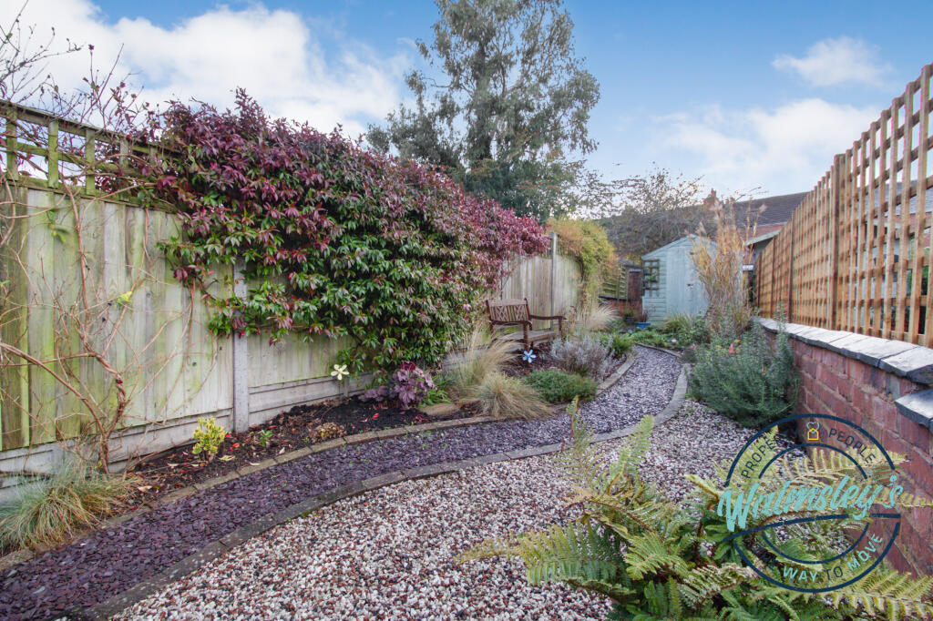 South facing rear gardens