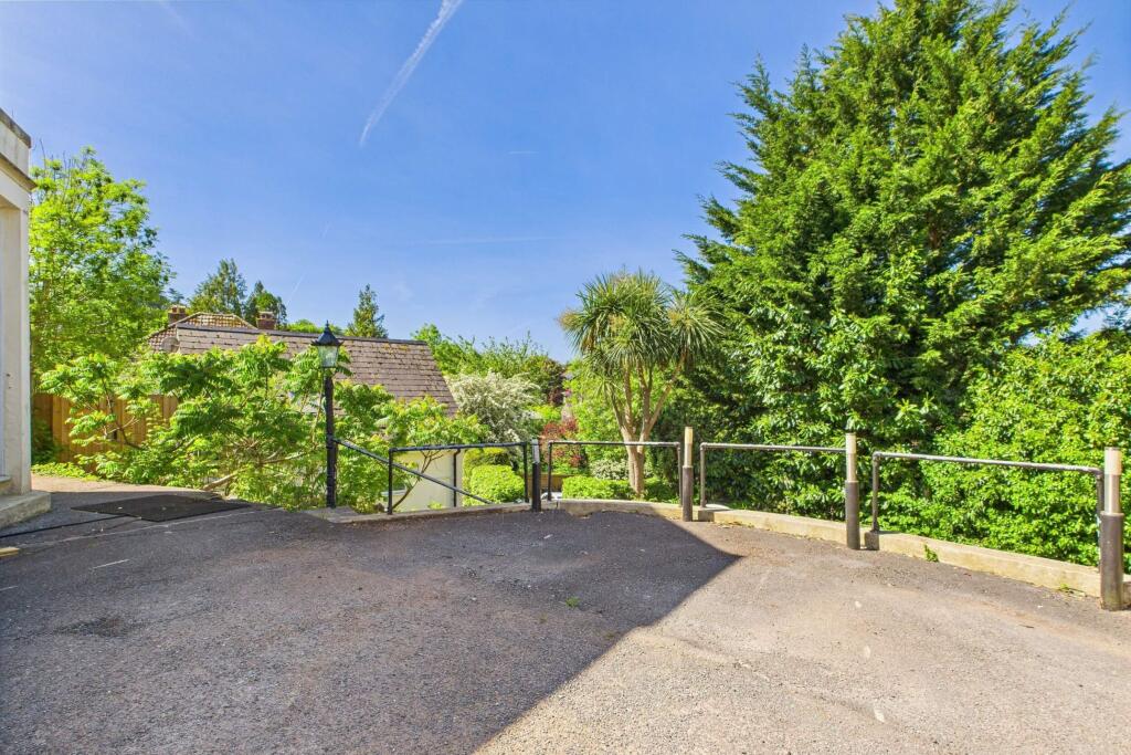 Main residence front terrace garden