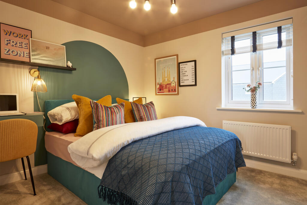 Further double bedroom in the Denford 2 bedroom home