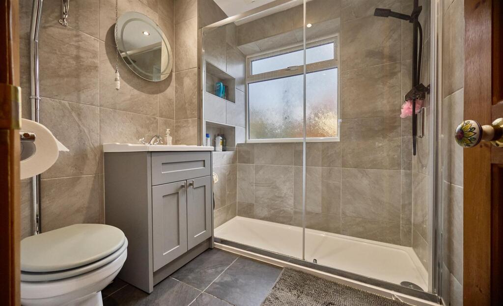 Refitted Shower room to rear